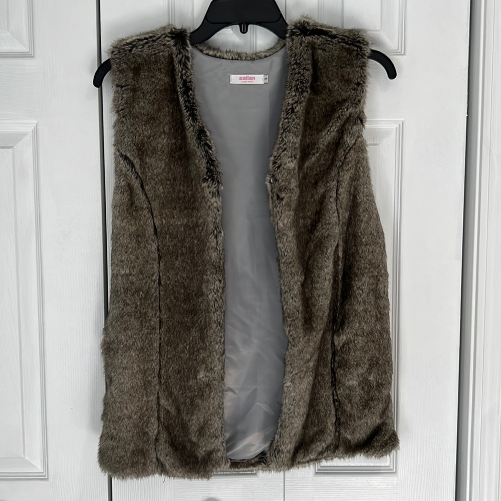 Brown Fur Vest